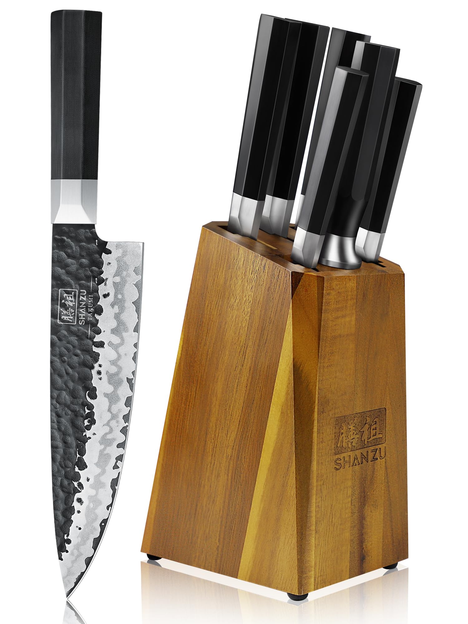 Amazon.com: SHAN ZU 7-Piece Japanese Knife Set - 7 Layers